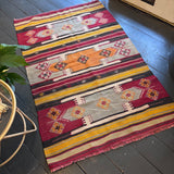 Medallion design Turkish kilim