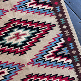 Bright geometric kilim
