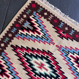 Bright geometric kilim