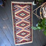 Bright geometric kilim