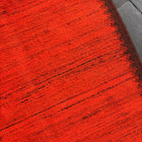 Scandi burnt orange rug