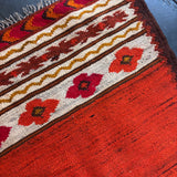 Scandi burnt orange rug
