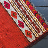 Scandi burnt orange rug