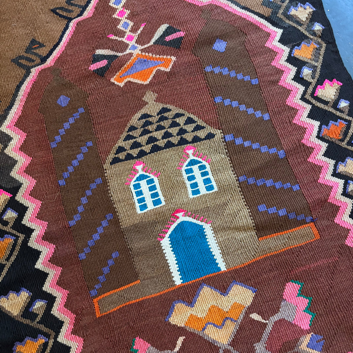 Persian bright kilim
