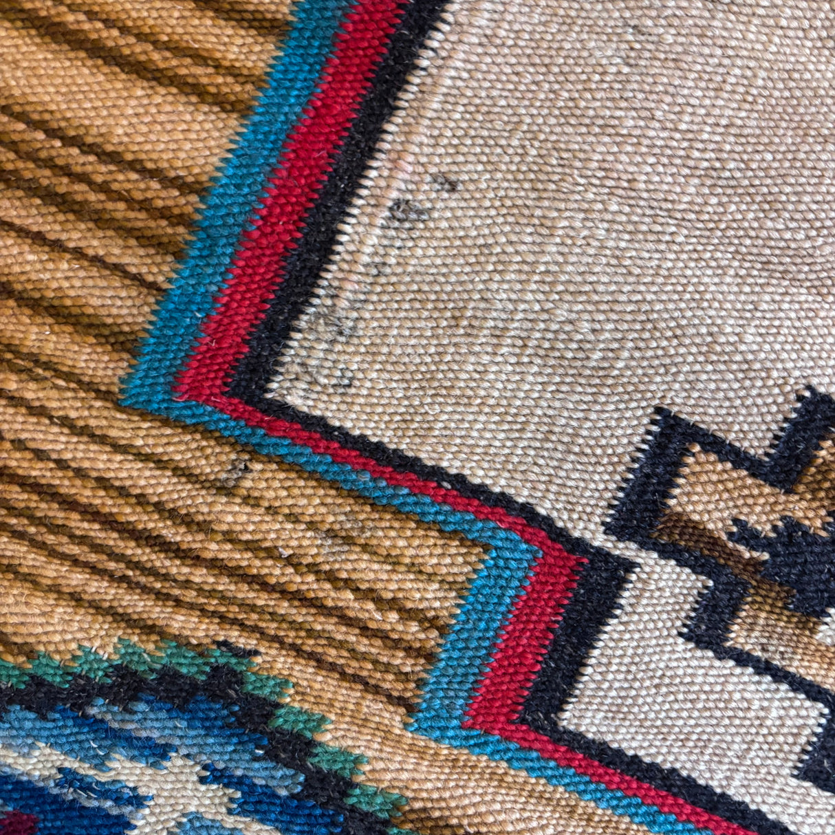 Geometric design kilim