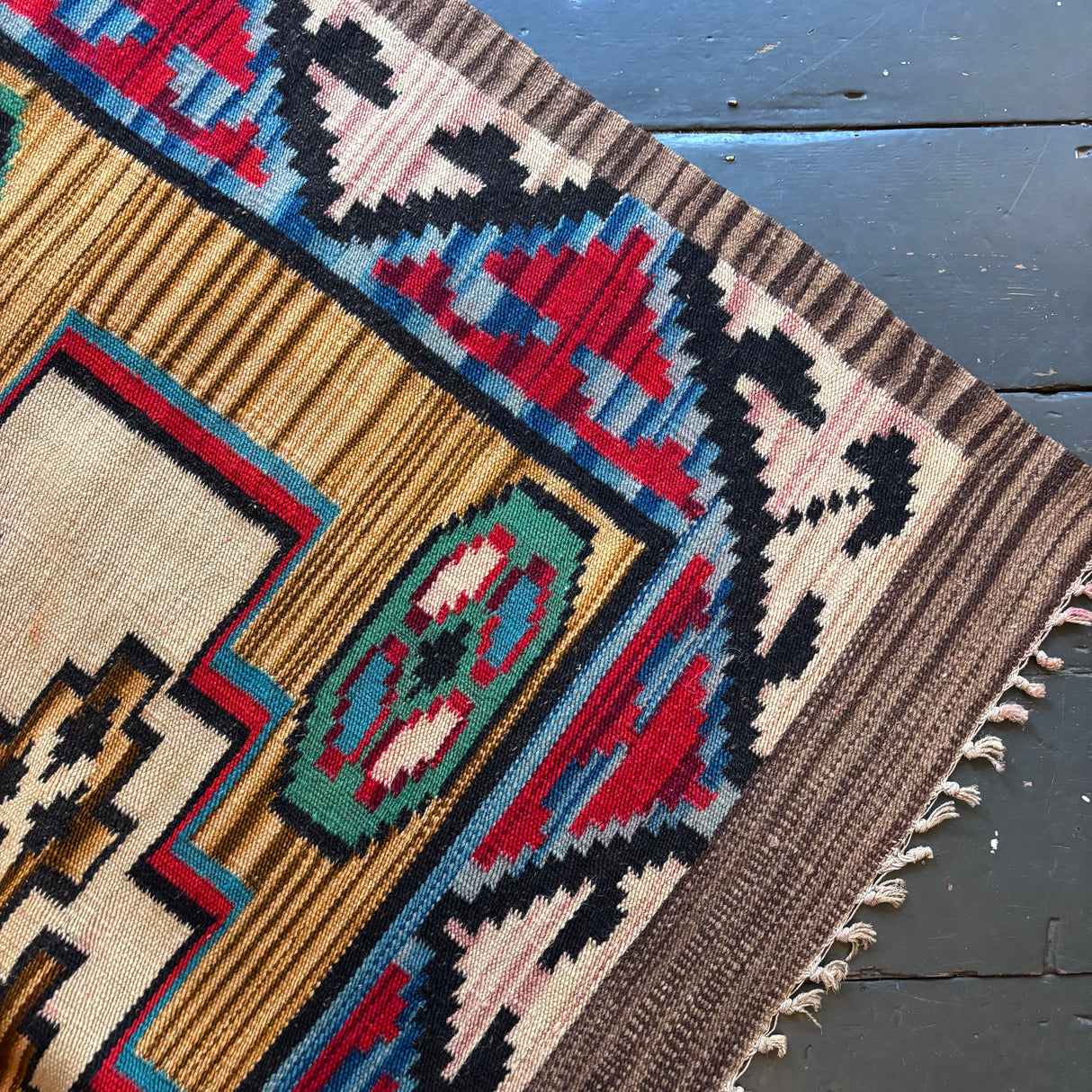 Geometric design kilim