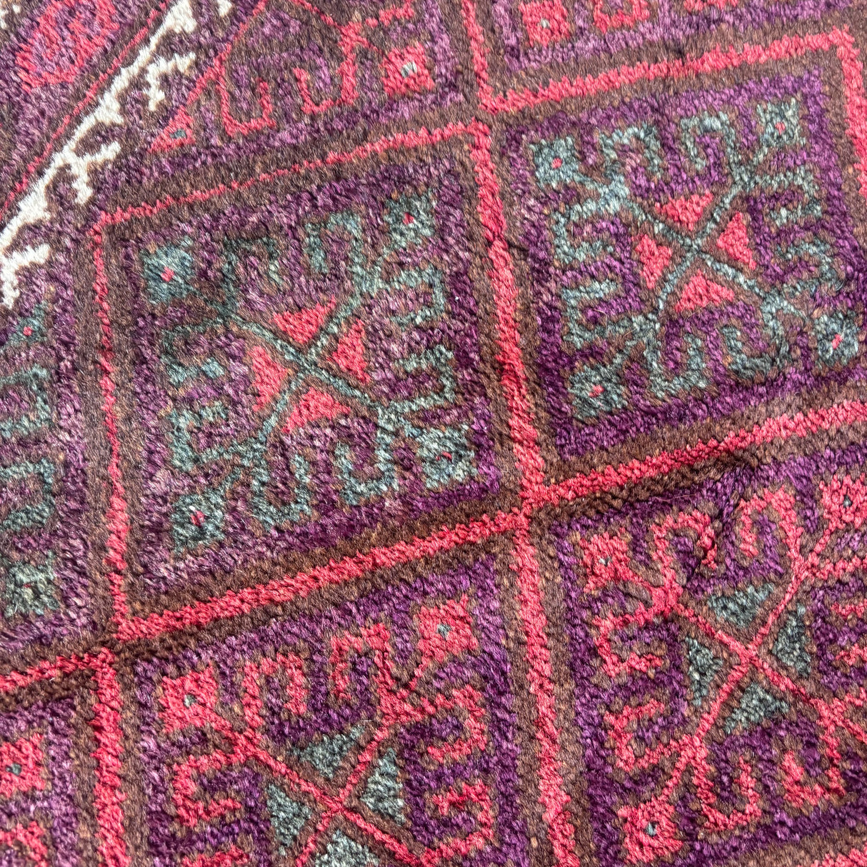 Vintage Baluch rug