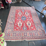 Hand knotted Kazak rug