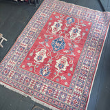 Hand knotted Kazak rug