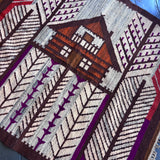House in the woods rug