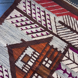 House in the woods rug