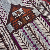 House in the woods rug