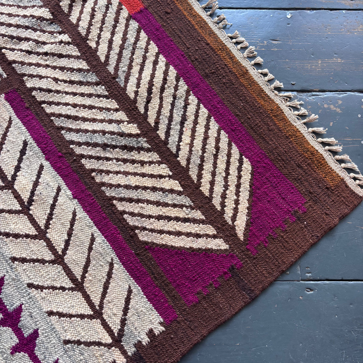 House in the woods rug