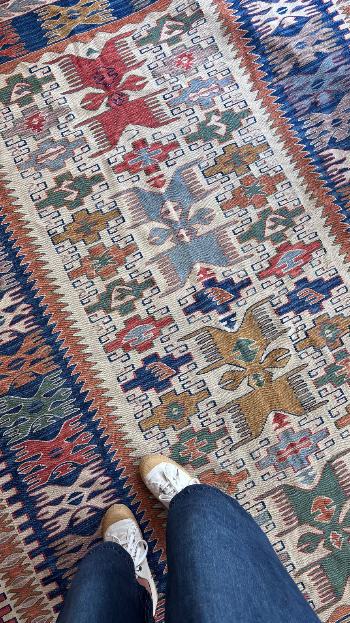 Large Turkish kilim