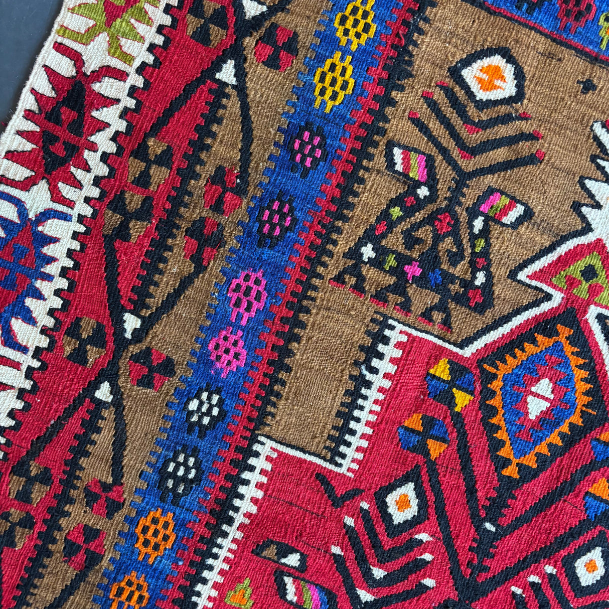 Bright Persian kilim