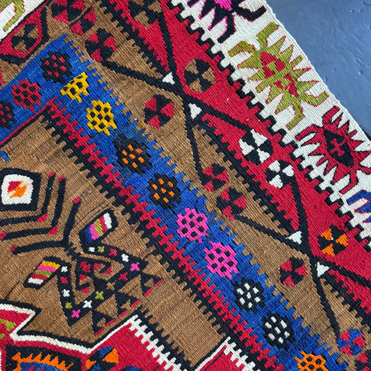 Bright Persian kilim