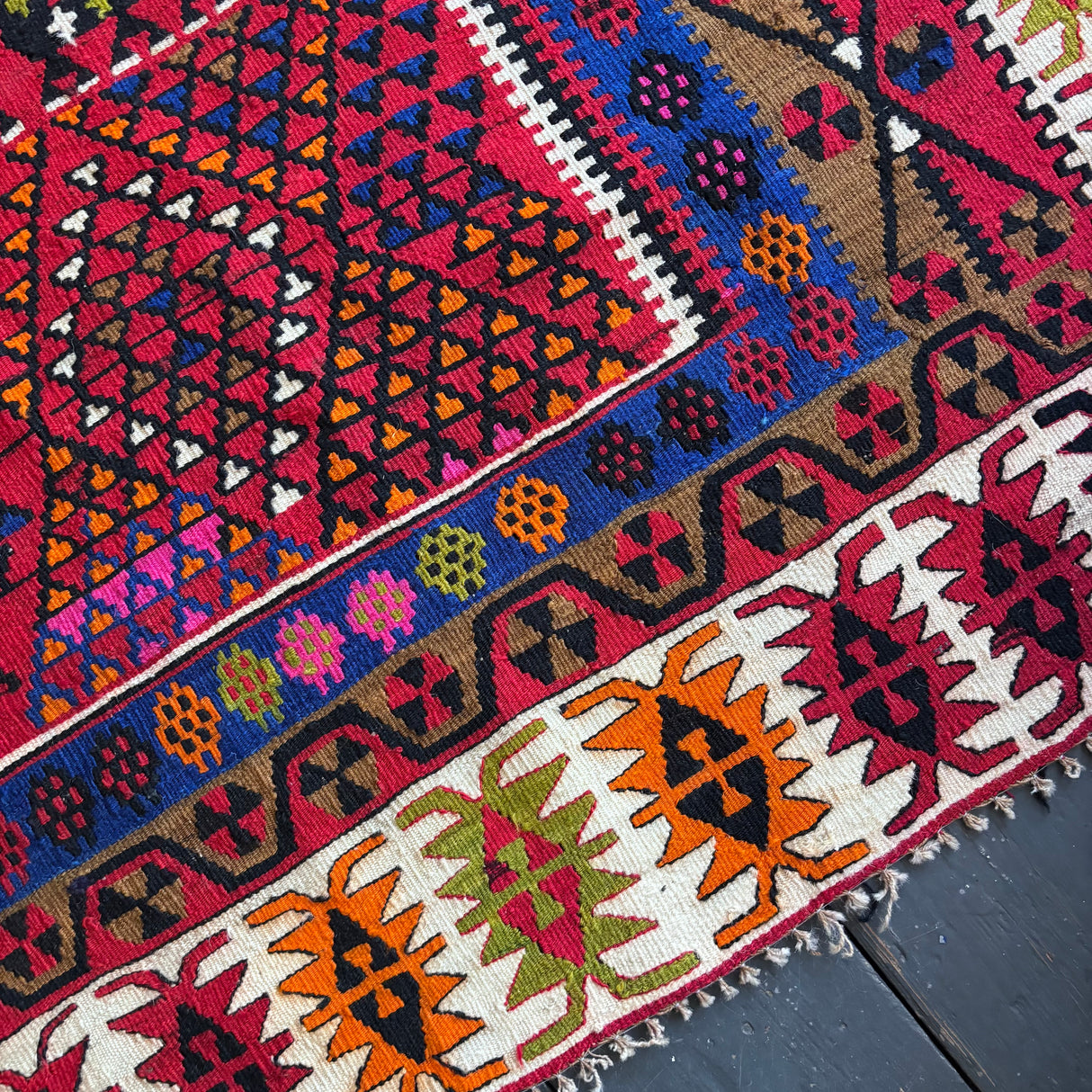 Bright Persian kilim