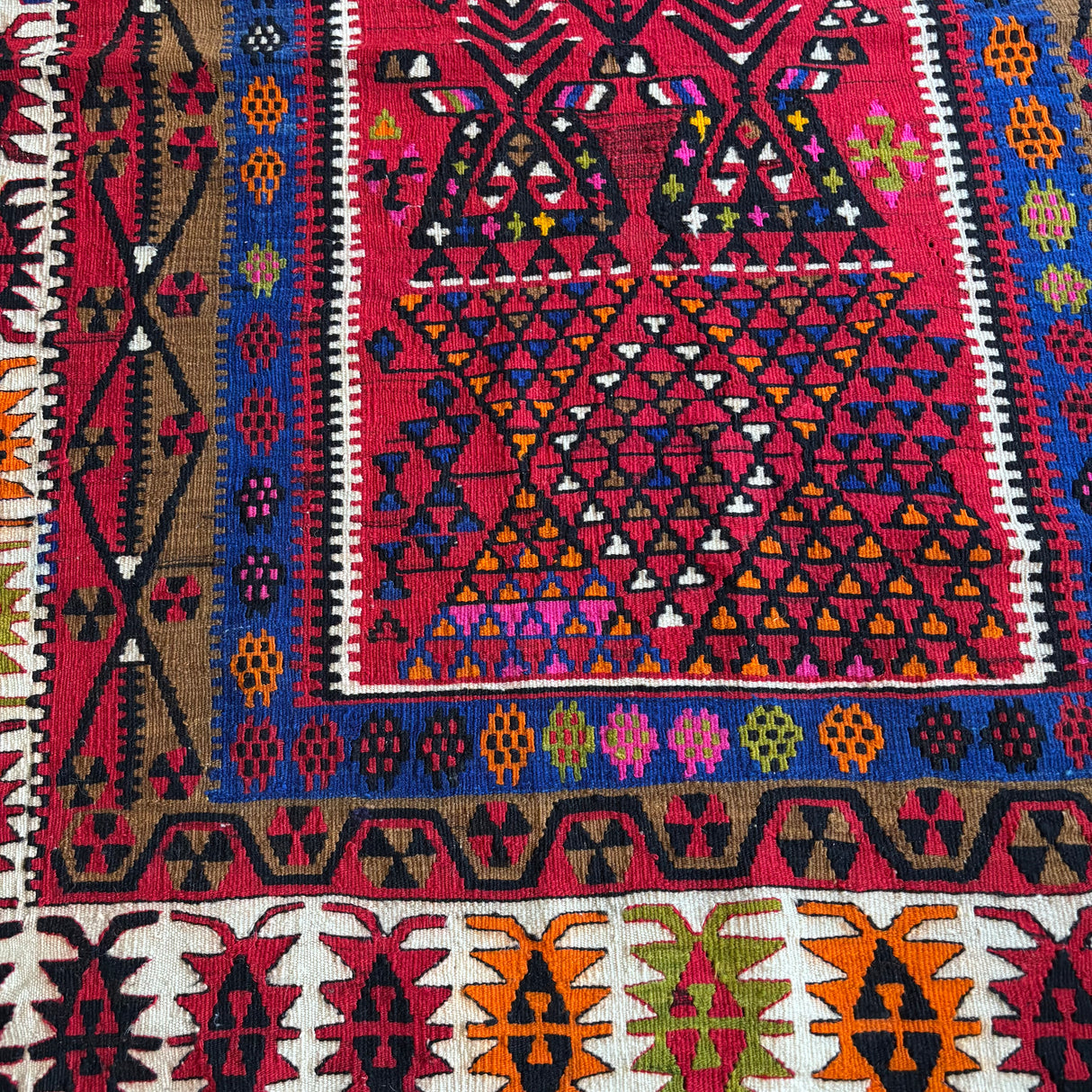 Bright Persian kilim