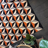 Scandi geometric kilim