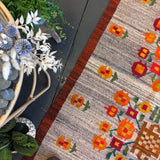 Scandi flower rug