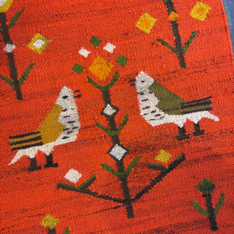 Scandi bird rug