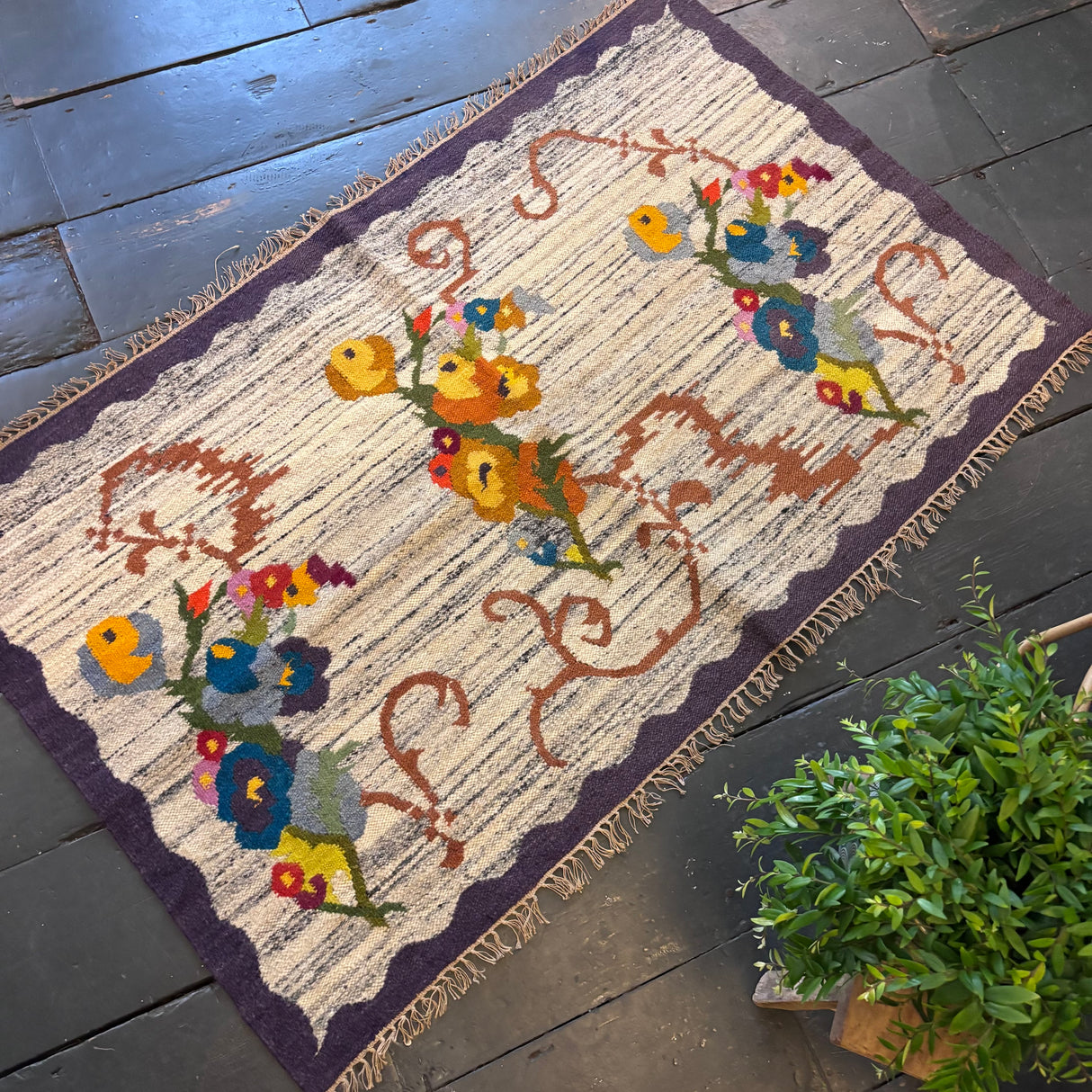 European floral rug