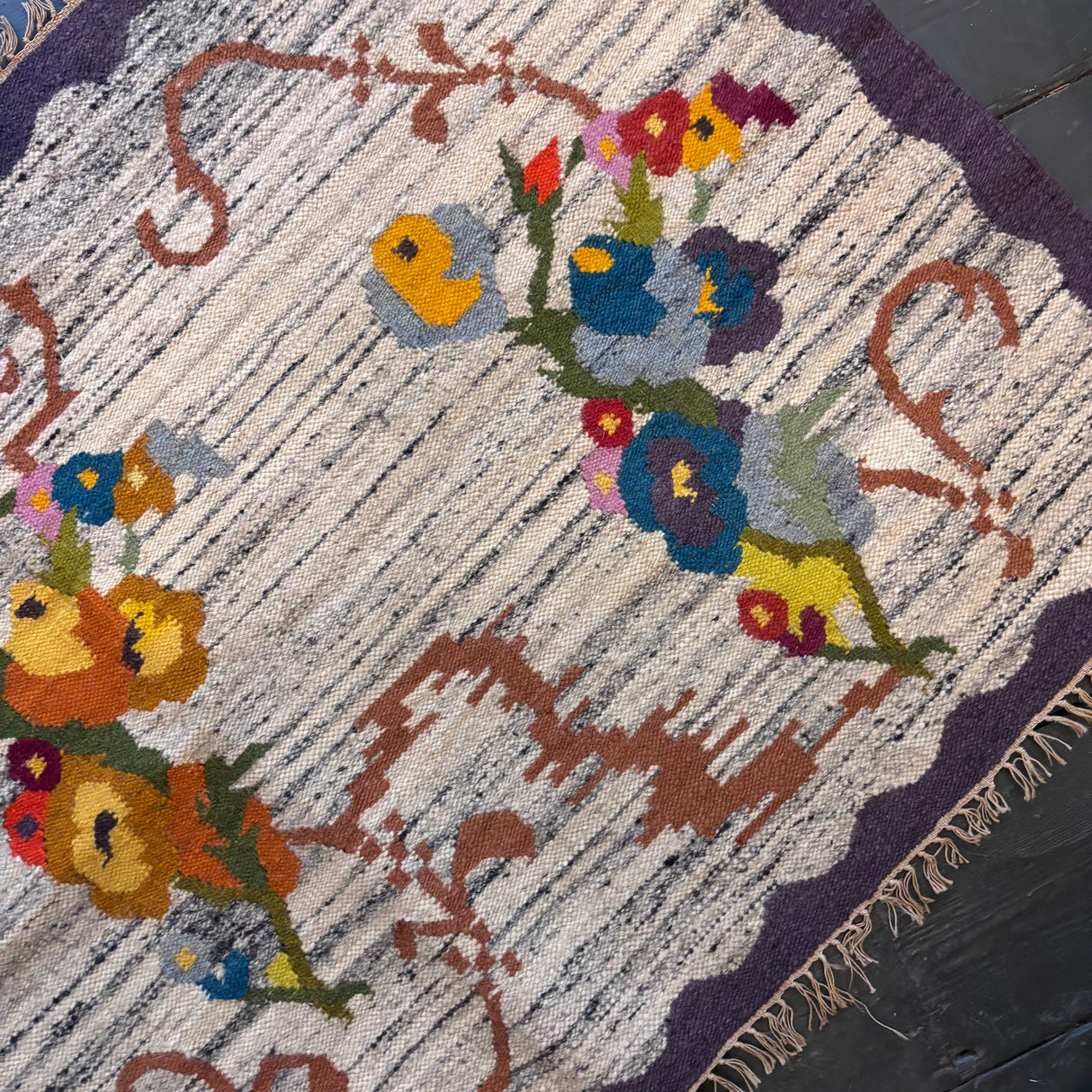 European floral rug