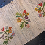 Floral runner rug