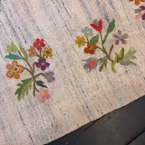 Floral runner rug