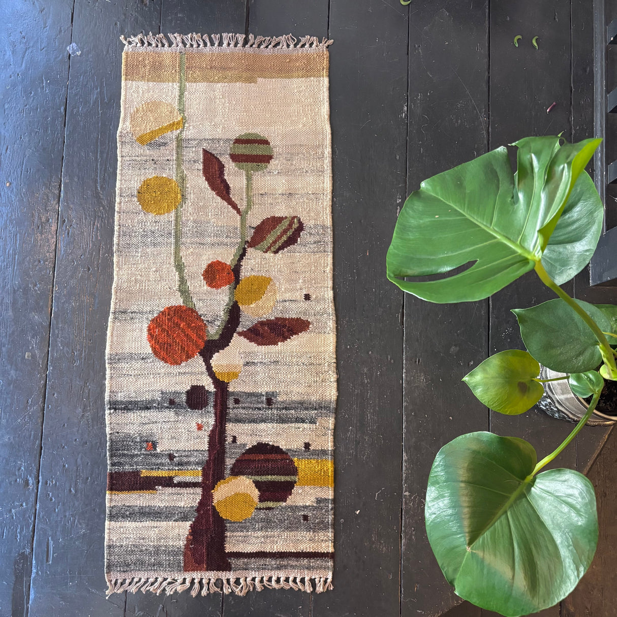 Mini rug/wallhanging (autumn tree)