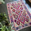 Bright kilim style rug