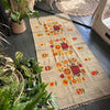 Scandinavian floral runner rug