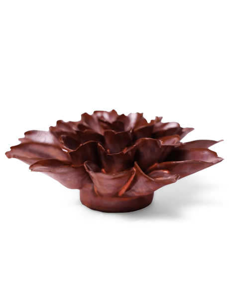 Peach Mocha Cornflower ceramic flower