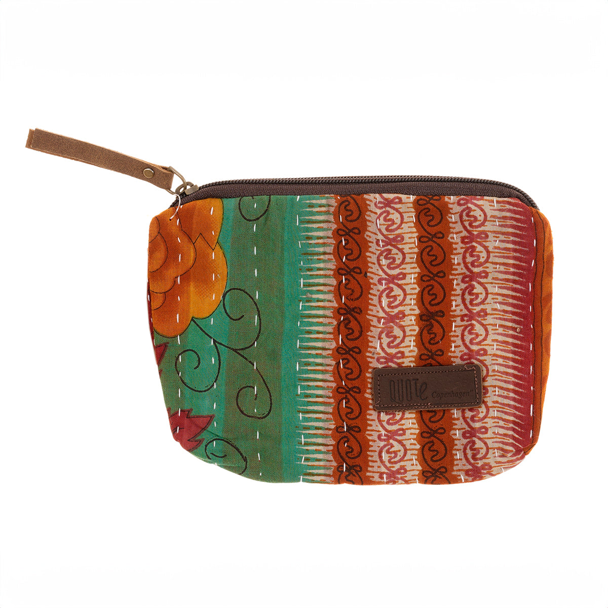 Sari kantha pouch (small)