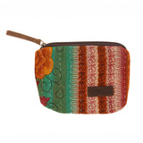 Sari kantha pouch (small)