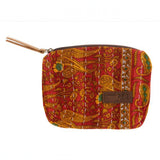 Sari kantha pouch (small)