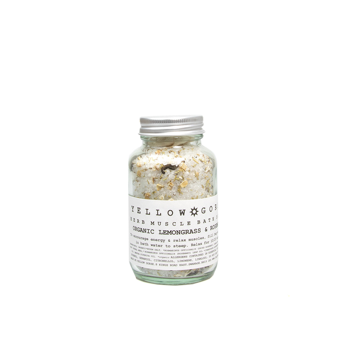 Energising muscle relief bath salts