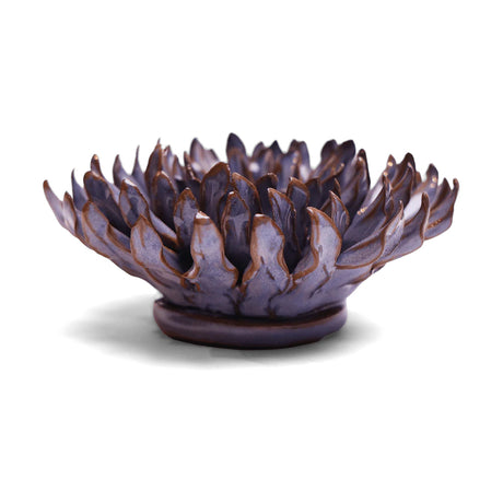 Lilac Spider Mum ceramic flower