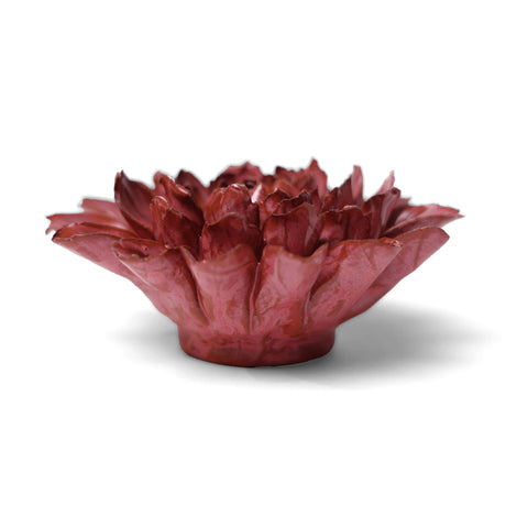 Pink Dahlia ceramic flower