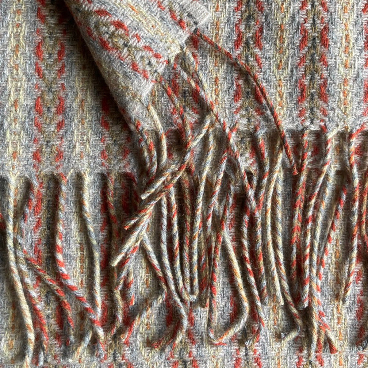 Rust & Linen Chrysler scarf