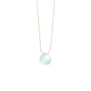 Sea Glass Chalcedony fine cord necklace