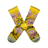 Bright flower socks