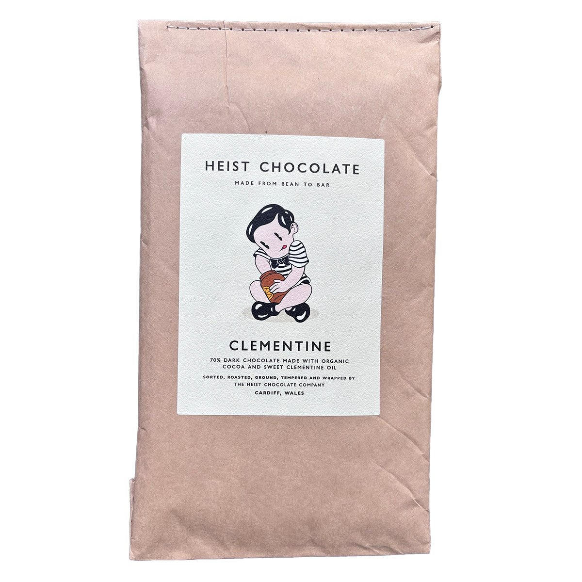 Clementine chocolate bar