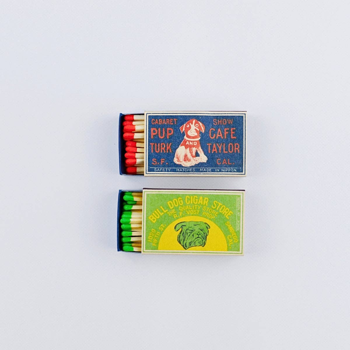 Family Pets retro match boxes
