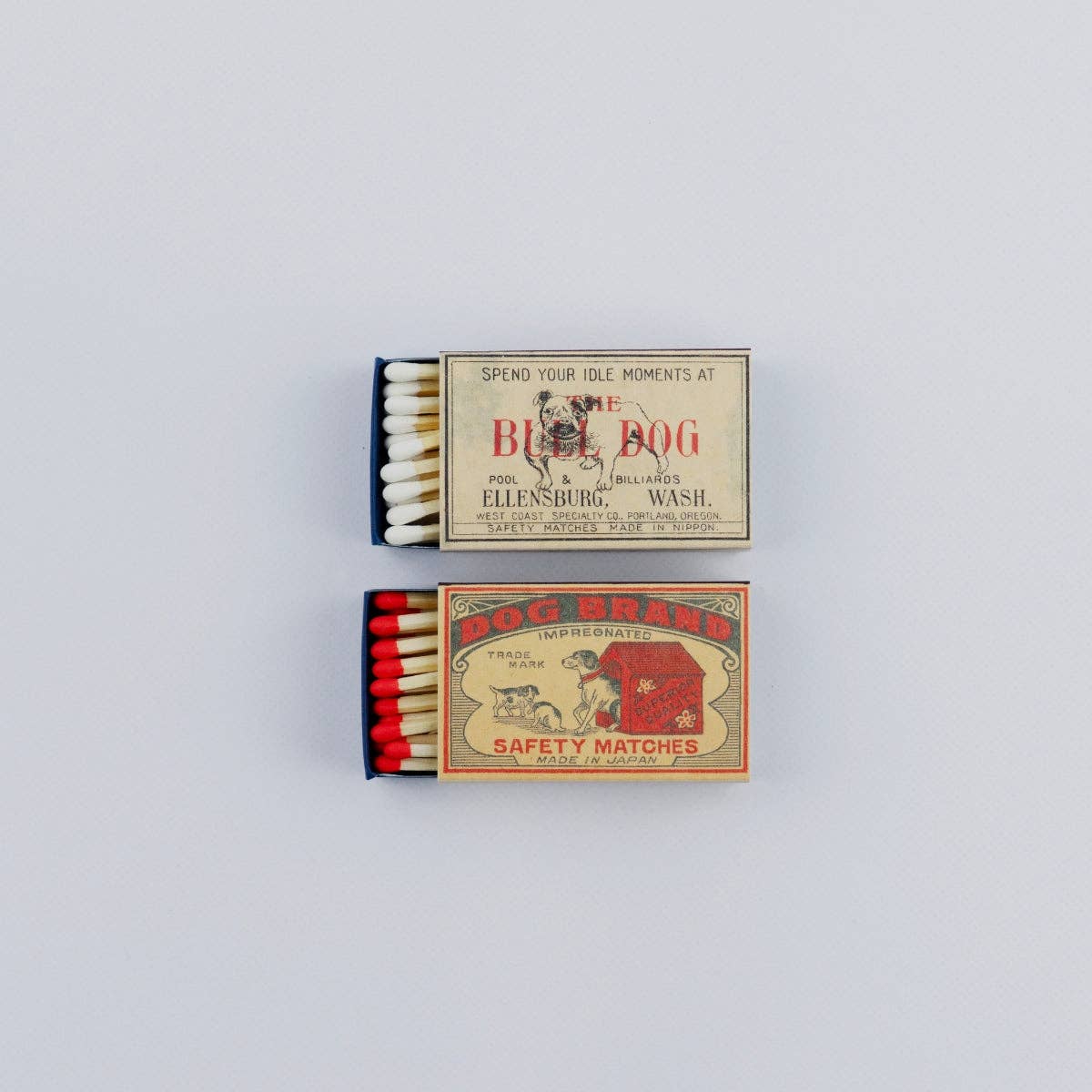 Family Pets retro match boxes