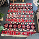 Stripe pattern kilim