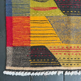 Embroidered flat weave
