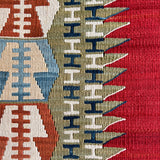 Vintage red kilim