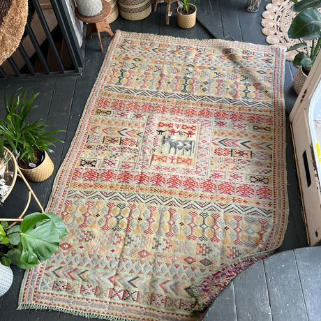 Large Moroccan kilim