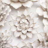 Ivory Dahlia ceramic flower